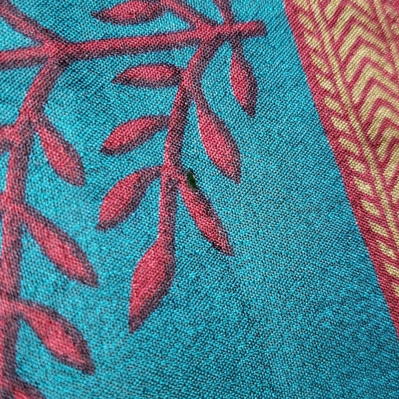 Darn Good Yarn Sari Silk Wrap Skirt Tea XL/Plus - Picture 13 of 16